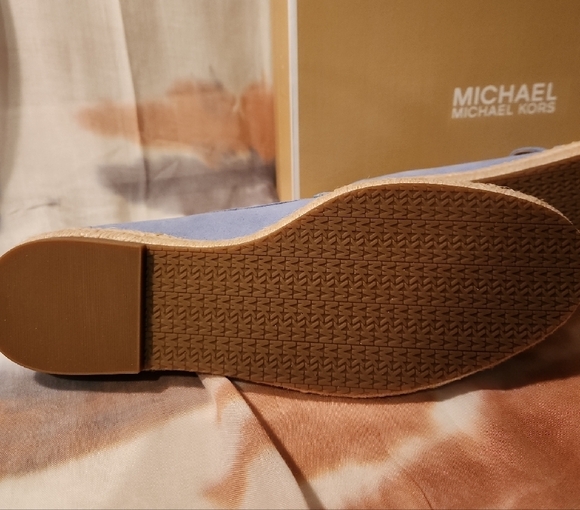 Michael Kors French Blue Lennon Espadrille Size 9.5 - Picture 5 of 10